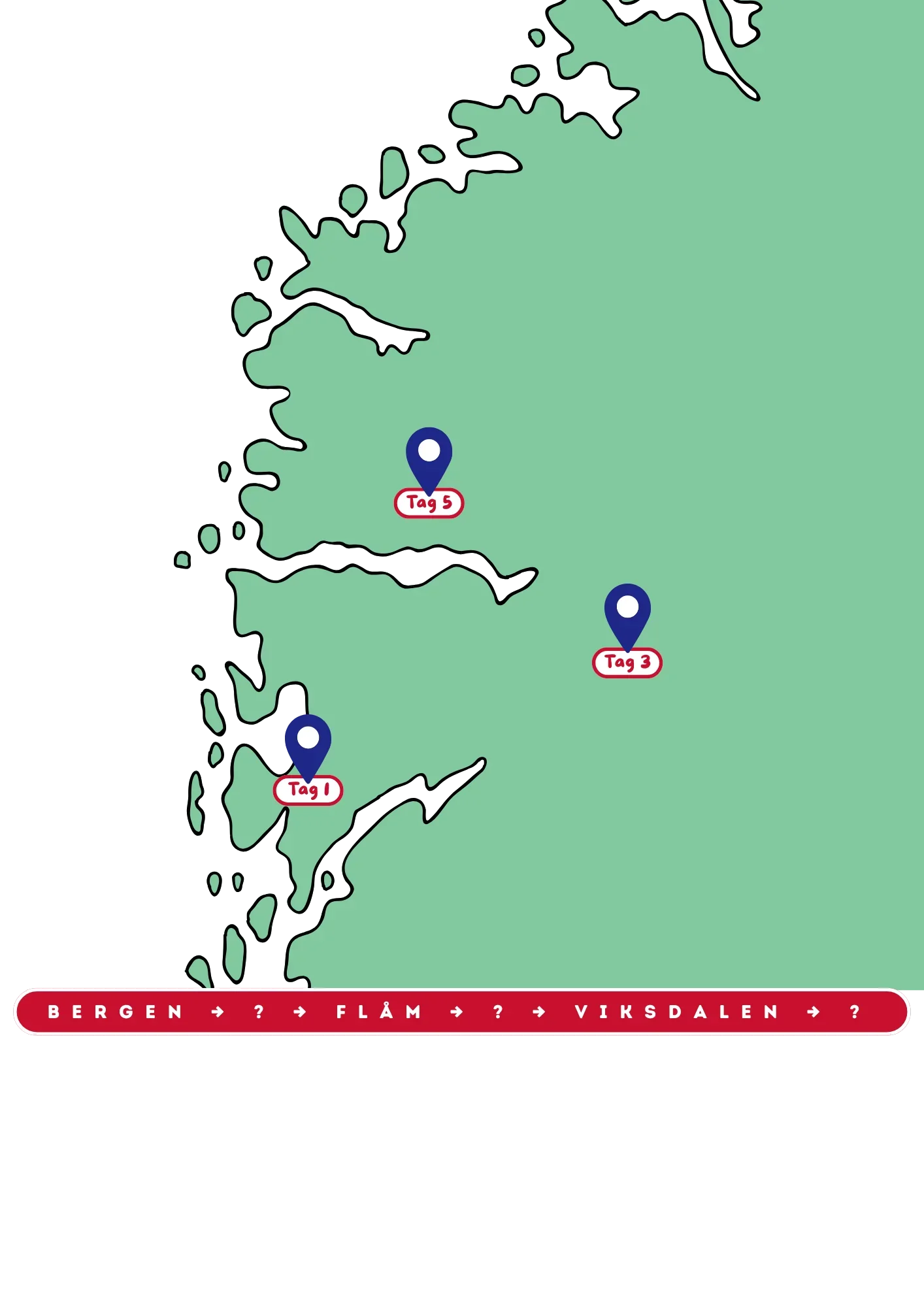 Fjord-Norge Roadtrip - Das 7-Tage Abenteuer Roadbook