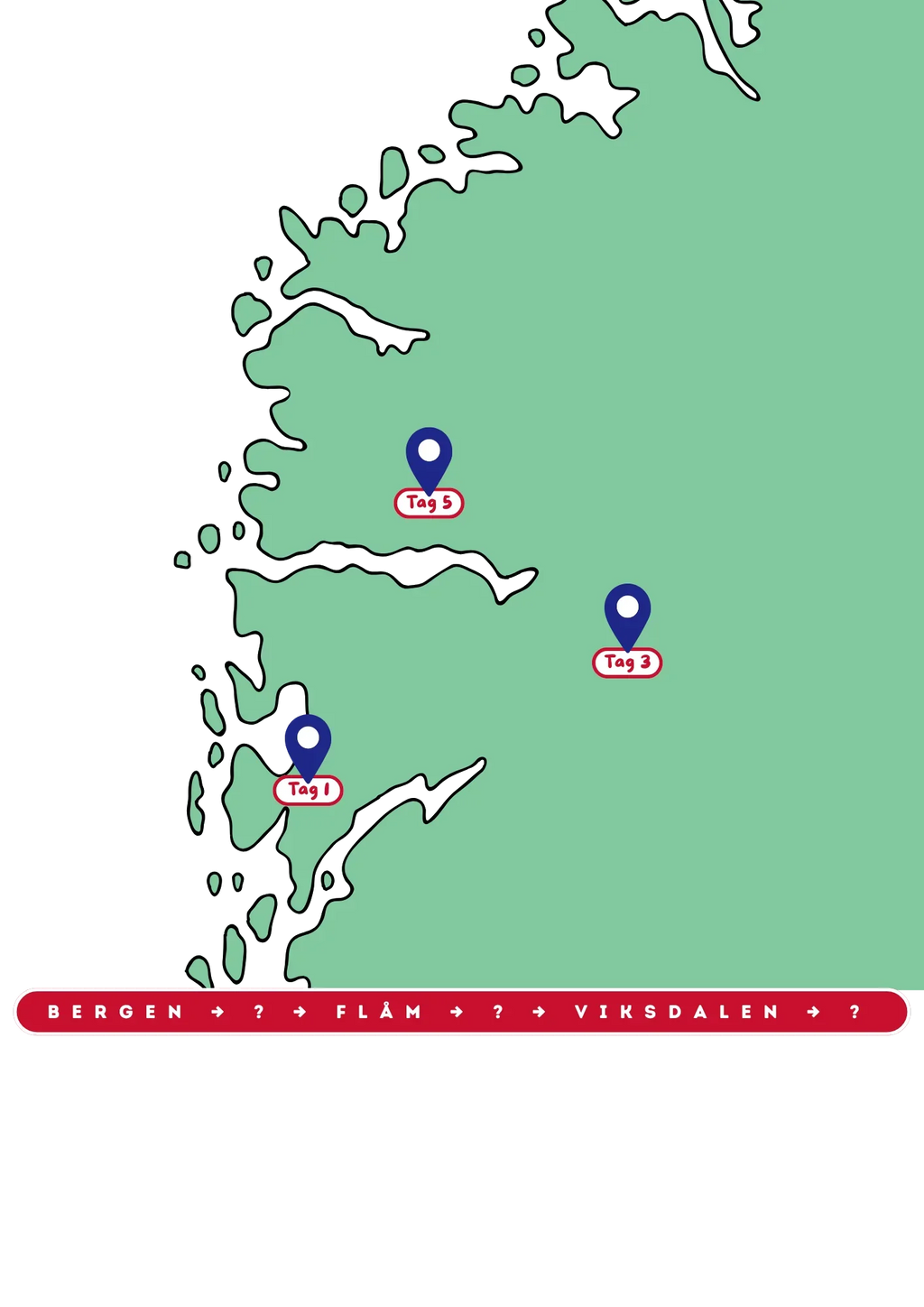 Fjord-Norge Roadtrip - Das 7-Tage Abenteuer Roadbook